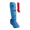 Picture of Karate shin protectors with detachable foot extension
