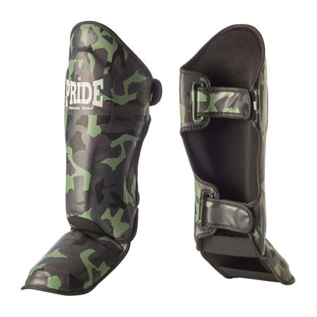 Picture of Camouflage shin guards with instep extension